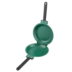 Padella pieghevole doppio lato NOn Stick rivestimento ceramica pancake maker - Foto 1 di 12