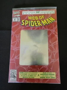 Web Of Spiderman #90 Hologramm - Polybagged - ungeöffnet (1992) - Bild 1 von 1