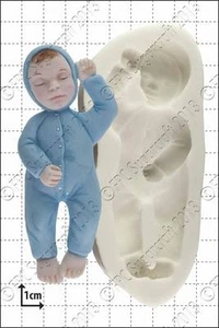 Molde de Silicona Dormir Bebé Comida Uso FPC Pasta de Azúcar - Bild 1 von 1
