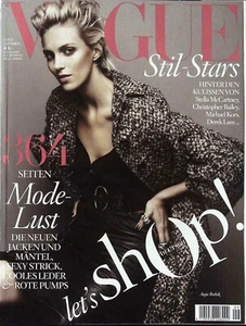VOGUE DE September 2013 ANJA RUBIK Kasia Struss JENEIL WILLIAMS Tomas Maier @NEW - Picture 1 of 13
