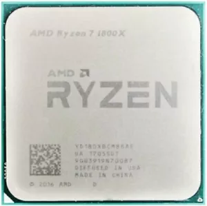 AMD Ryzen 7 1800X R7-1800X 3.6 GHz 14 nm 8-Core Socket AM4 CPU Processors - Picture 1 of 1