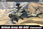 AH-64 D LONGBOW APACHE (BRITISH ARMY in AFGHANISTAN) WAH-64 #12537 1/72 ACADEMY