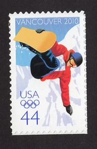 Scott #4436 Vancouver Winter Olympics Snowboarder Single Stamp - MNH - Picture 1 of 1