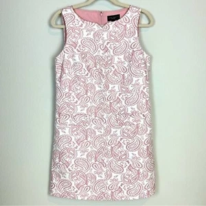 Victoria Beckham for Target Pink White Sleeveless Shift Dress S - Picture 1 of 10