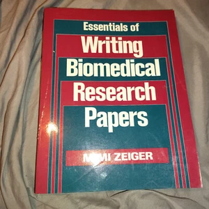 Essentials of Writing Biomedical Research Pa- Mimi Zeiger, 007072833X, paperback - Picture 1 of 5