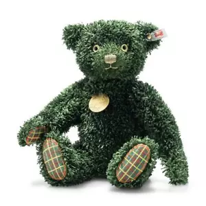 STEIFF EAN 006036 Teddies for Tomorrow Green Christmas Teddy bear LTD ED - Picture 1 of 2