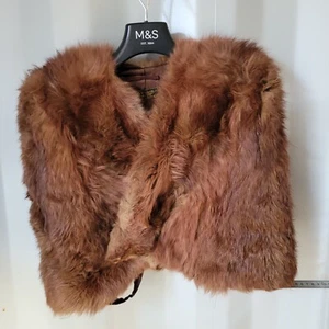 vintage Fur BOLDERSON FURRIER Fur poncho /cape medium - Picture 1 of 5