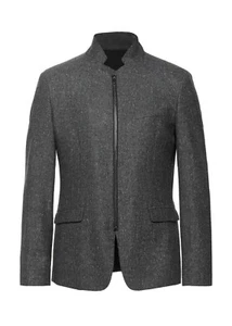 Dirk Bikkembergs Mens Grey Blazer Coat Jacket Size Suit 40 Orig $800 NEW w TAGS - Picture 1 of 5