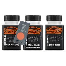 Autolack Lackstift Set für Chrysler Dodge K2 Vitamin C Orange Metallic 3 x 50ml