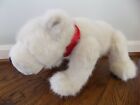 Boyds White Bear Collection Peary Polar Bear 14? Plush Red Bow Large