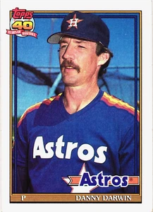 1991 - Topps --- Danny Darwin -- Card # 666 --- Houston Astros - Picture 1 of 2