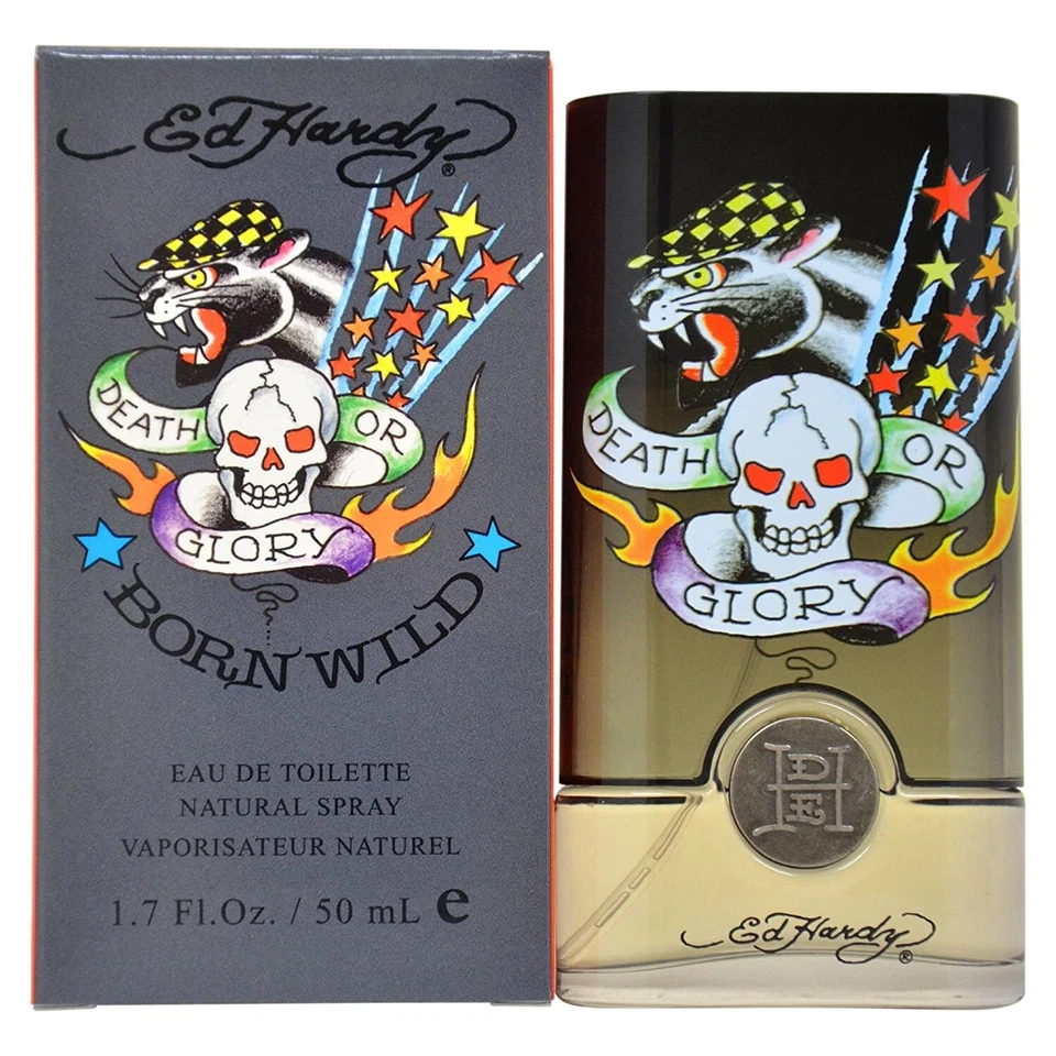 Ed Hardy Born Wild por Christian Audigier 1.7oz EDT para Hombres NUEVO SELLADO Caja Foto 1 de 1