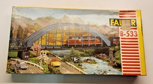 Faller vintage ho 1:87 n. B-533 Ponte a cavalletto grande campata 14+ pollici. - Foto 1 di 5