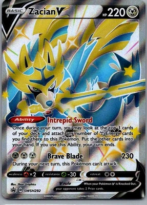 Zacian V (Shiny) - Promo SWSH: Sword & Shield Promo Cards SWSH292 NM - Image 1 of 2