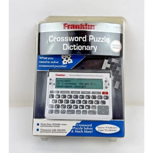 Crossword Puzzle Dictionary Franklin CWP-570 New and Sealed Package is Damaged - Picture 1 of 10