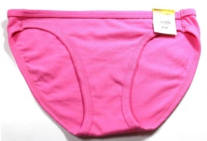 JENNI Cotton Blend Bikini Panty Size Small Pink Stiletto - Picture 1 of 2