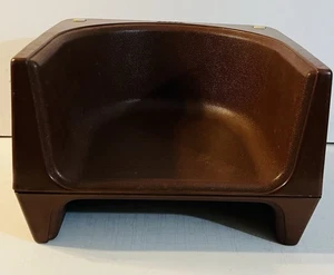 Vintage Cosco Reversible Child Dark Brown Booster Seat Hard Plastic 13-134-035 - Picture 1 of 7
