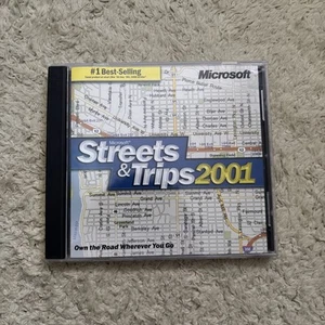 Microsoft Streets And Trips 2001 PC 2 CD-ROM set Windows NT 98 - Picture 1 of 4