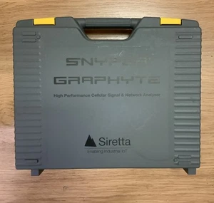 Analyseur de signal cellulaire et de réseau haute performance Siretta, Snyper 5G Graphite - Photo 1/5