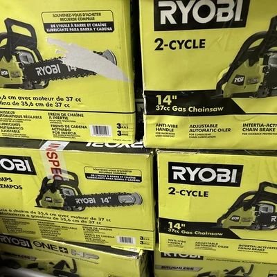Motosierra de gas de 2 ciclos RYOBI RY3714 14" 37cc Foto 1 de 2