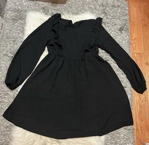 Abito nero manica lunga taglia:M vestibilità S - Foto 1 di 1