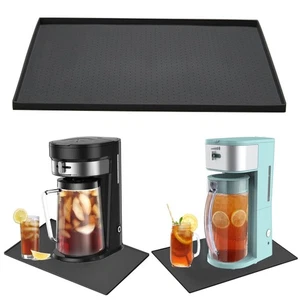 Ice Tea Maker Machine Silicone Mat Iced Coffee Maker Mat, Silicone Drip Pan f... - Picture 1 of 8
