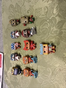 Funko Marvel Advent Figure Lot Mini Pocket Pops 9 Total - Picture 1 of 5