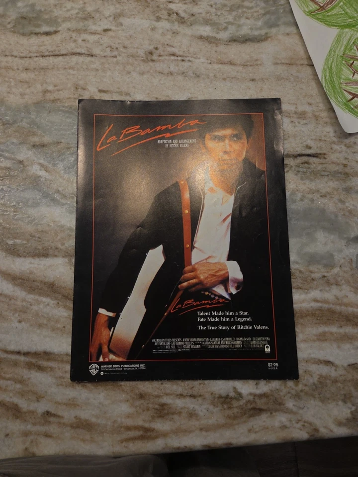 La Bamba Sheet Music Arranged Ritchie Valens 1958 Lou Diamond Phillips Cover '87 - Image 1 of 1