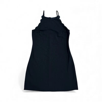 Mini Vestido IZ Byer Negro Halter M Bodycon Fiesta Ropa de Club Y2K Elegante Elegante Elegante Foto 1 de 4