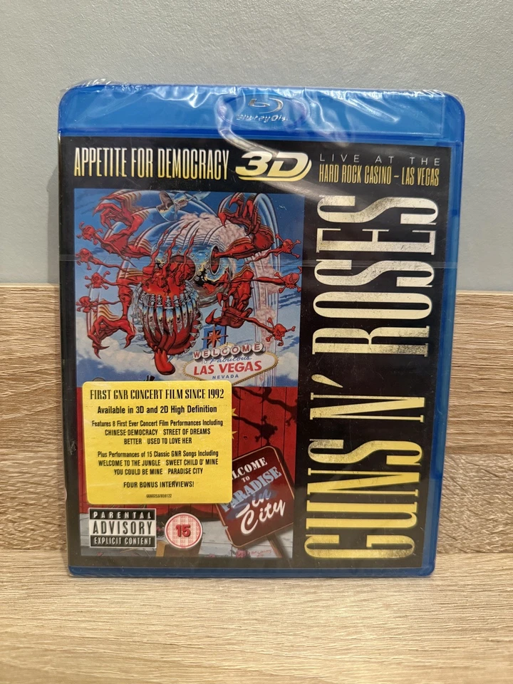 Guns N' Roses: Appetite for Democracy (3D Blu-Ray) Live at the Hard Rock Casino. - Image 1 of 2