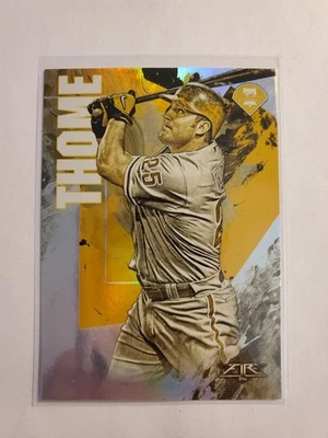 2019 Topps Fire - Jim Thome #90 Gold Minted - Image 1 of 2