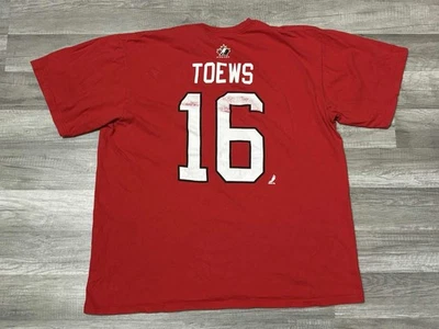 Nike Equipo Nacional de Hockey Olímpico Canadiense Jonathan Toews Camisa Roja NHL Para Hombres XL Foto 1 de 4