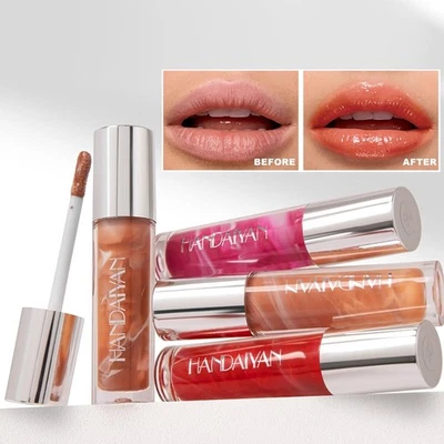 Lip Care Lip Plumper Oil Glitter Lip Glaze Mirror Lip Glosslipgloss ^ - Image 1 of 4