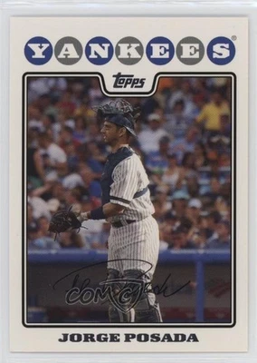 2008 Topps Limited Edition Team New York Yankees Team Set Jorge Posada #32 - Image 1 of 2