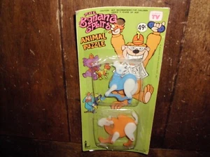 VINTAGE THE BANANA SPLITS ANIMAL PUZZLES HANNA BARBERA RARE SID KROFFT MOC 1973 - Picture 1 of 12