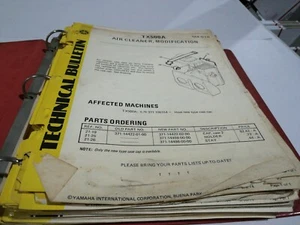 GENUINE OEM Yamaha Technical Bulletins 1974-1975 76 Motorcycle Dirt Bike NICE  - Imagen 1 de 6