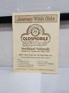 JOURNEY WITH OLDS JWO MAR 1985 RARE HARD TO FIND COPY - Picture 1 of 2