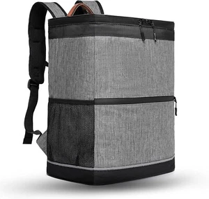 Waterproof Insulated Cooler Backpack - Leak Proof Soft Cooler Bag for Travel, Ca - Picture 1 of 9