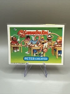 Garbage Pail Kids 15th Series GPK Non Die Cut Peter Cheater 586a Puzzle Back - Picture 1 of 2