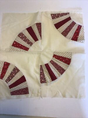 Vtg Handmade Applique Quilt Block 16” - Image 1 of 4