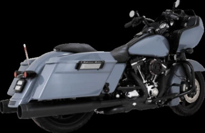 Silenciadores Torquer Vance & Hines 46673 negros de 4,5" para Harley FL Touring '95-'16 Foto 1 de 3