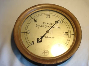 Vintage...U.S...Gauge...Co. Ottone... Kewanee...Caldaia...Azienda...New York...11 3/4" - Foto 1 di 9