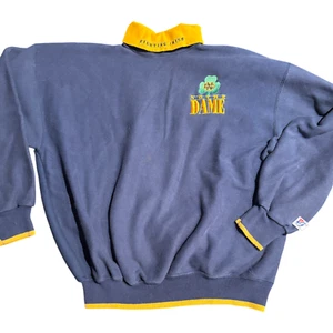 The Game Vintage 90s Notre Dame Fighting Irish Embroider Turtleneck Sweatshirt Gr. XL - Bild 1 von 11