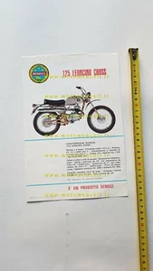 Benelli 125 Leoncino Cross 1970 depliant originale italiano moto brochure - Picture 1 of 2