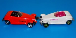 Wheel Swap Matchbox Plymouth Prowler Concept Cars Red & White w/Display Boxes - Picture 1 of 7
