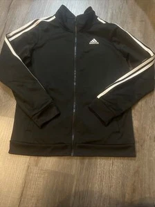 Boys ADIDAS JACKET Zip Up long sleeved full zip Youth 14-16 EUC Soccer - Picture 1 of 6