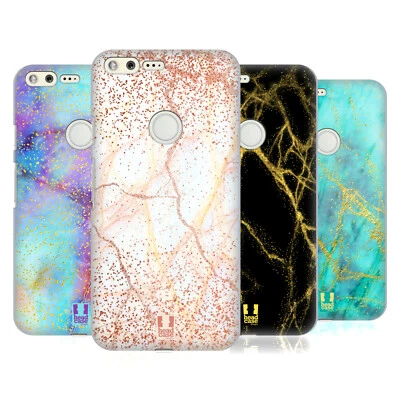 HEAD CASE DESIGNS GLITTERY MARBLE PRINTS BACK CASE & WALLPAPER FOR GOOGLE PHONES - image 1 of 4