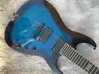7 strun Blue Circle String-Thru-Body Gitara elektryczna z hebanową podstrunnicą