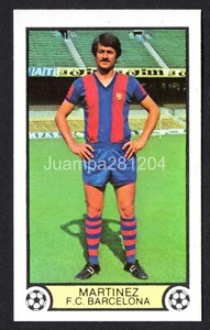 MARTINEZ - FC BARCELONA 1979-80 CROMO LA LIGA ESTE 79/80 PANINI NUNCA PEGADO - Imagen 1 de 2
