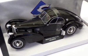Solido 1/18 Scale Model Car S1802101 - Bugatti Type 57 SC Atlantic - Black - Picture 1 of 4